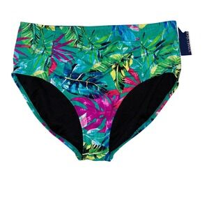 Sonnet‎ Shores Women High Waisted Vibrant Vacation Bikini Swim Bottm Size 16 NEW